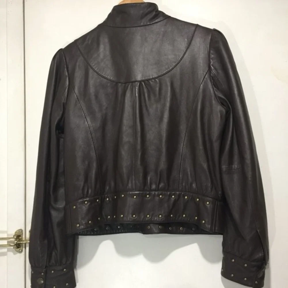 MARK SPENCER LIMTED COLLECTION LEATHER JACKETS SIZE 14 - Picture 3 of 7